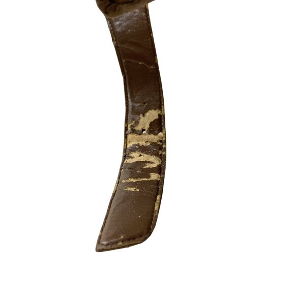 Lord & Taylor Classic Preppy Regencycore Women Suede Ankle Strap Heels 9M Brown - Picture 16 of 16